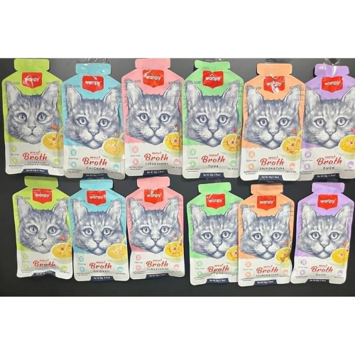 Karışık Aromalı Kedi Çorbası 50 gr X 12 Adet Sıvı Kedi Ödülü